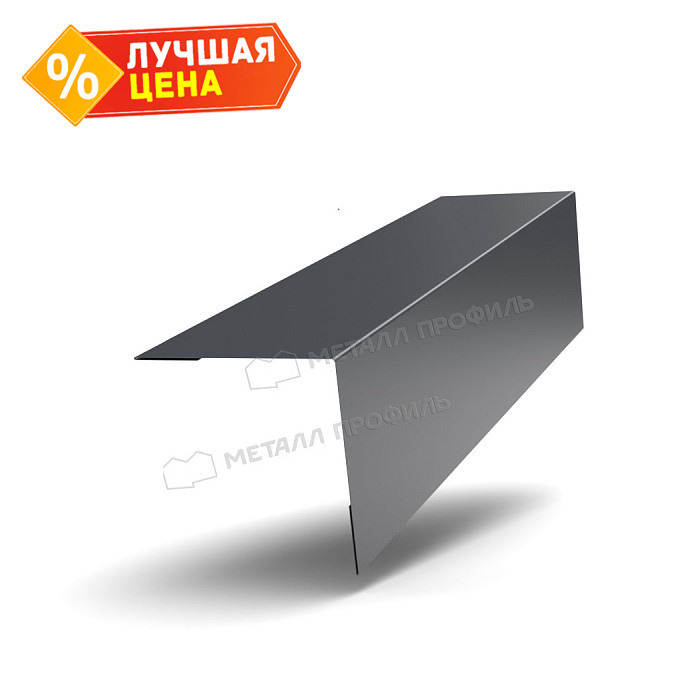 Планка угла наружного 115х115х2000 (VikingMP E-20-9005-0.5)
