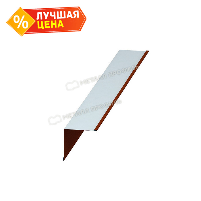 Планка угла внутреннего 115х115х2000 (ECOSTEEL-01-Кирпич-0.5)