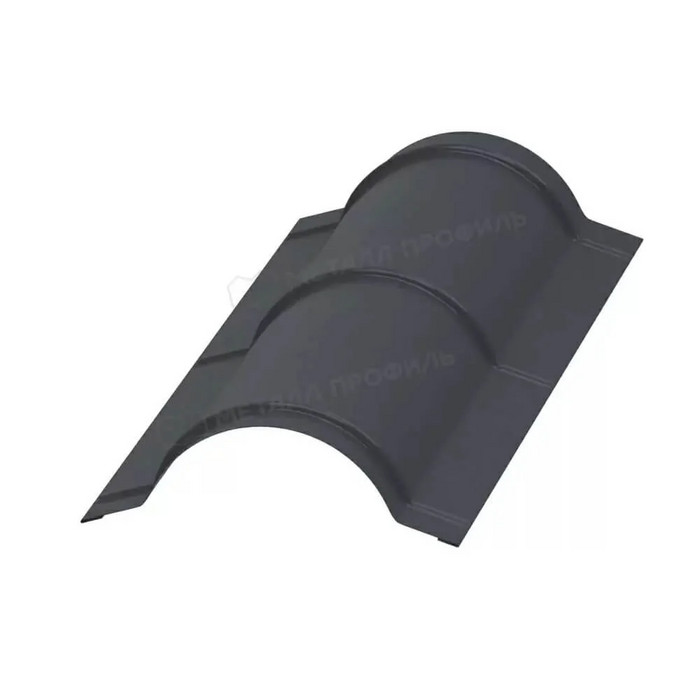 Планка конька круглого R110х2000 (ECOSTEEL_MA-01-Сосна-0.5)