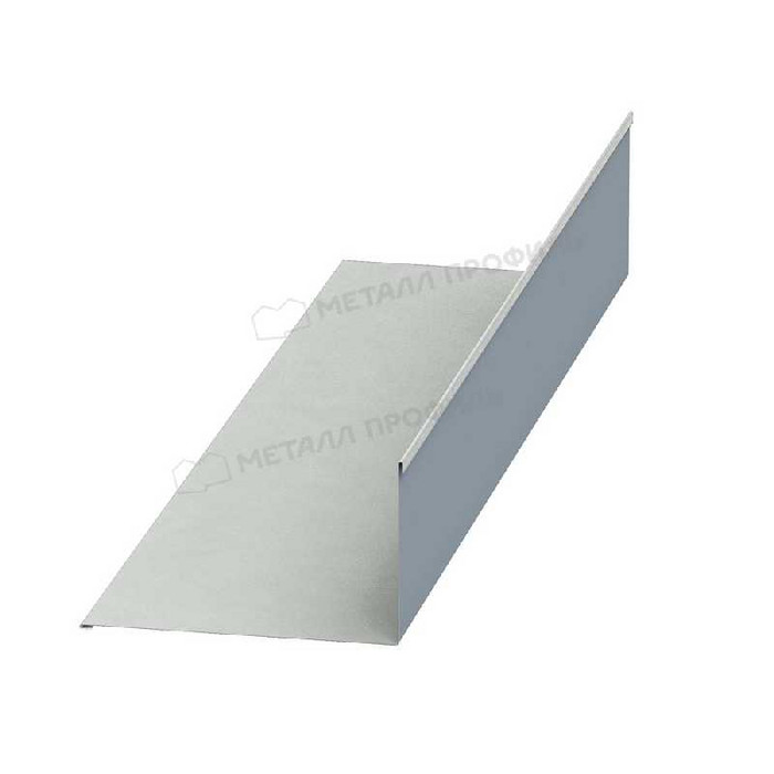 Планка примыкания нижняя 250х122х2000 (ECOSTEEL-01-Кирпич-0.5)