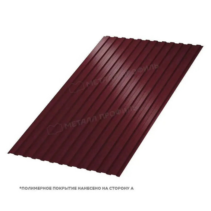 Профлист Металл Профиль МП-10 0,5 PURMAN® RAL 3005 Красное вино | A