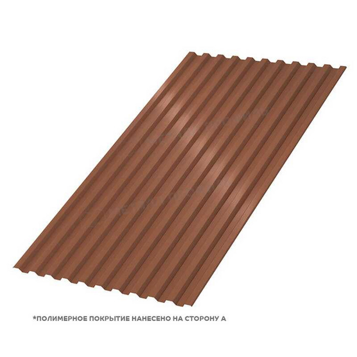 Профлист Металл-Профиль С-21 PURETAN® 0.5 мм RR 750 Терракотовый